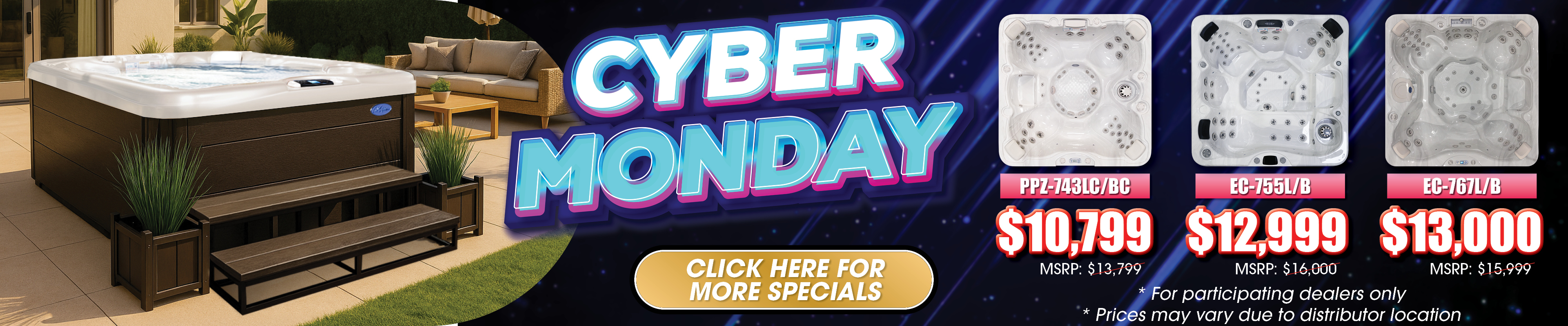 Calspas hot tub being used in a family setting - Bend